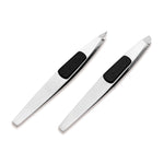Gentleman's Essentials Slant & Point Tweezer Duo