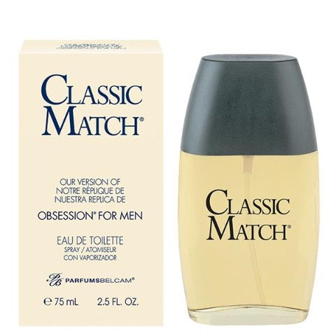 Classic Match Eau de Toilette Spray, version of Obsession* for men –  belcamshop