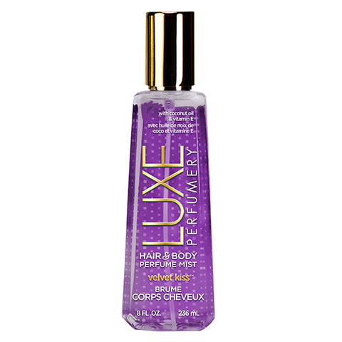 LUXE PERFUMERY Velvet Kiss Hair & Body Perfume Mist 236 mL, 8.0 FL. OZ.