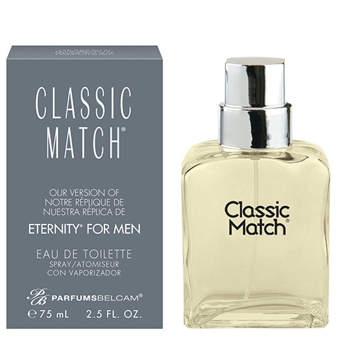 Classic Match Eau de Toilette Spray, version of Eternity* for men