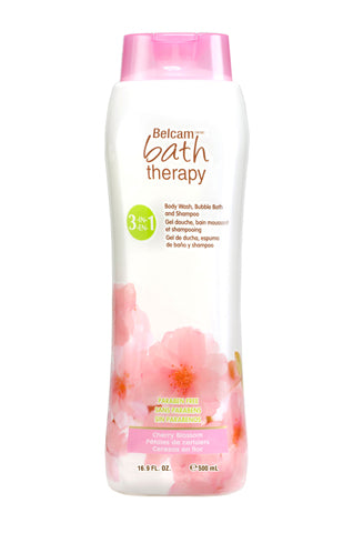 Belcam Bath Therapy Florals 3-in-1 Body Wash, Bubble Bath and Shampoo Cherry Blossom