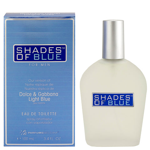 Shades of Blue Eau de Toilette, for Men, Spray - 3.4 fl oz